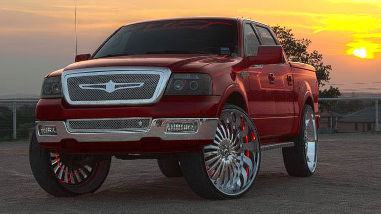 Ford F150 with Big Rims