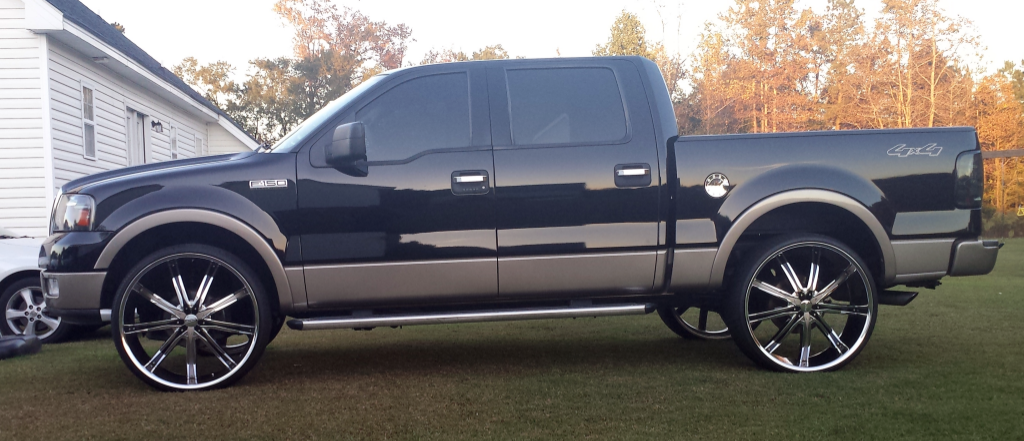 Detron Mcwilliams Ford F 150 On 28 Inch Dcenti Big Rims Custom Wheels 