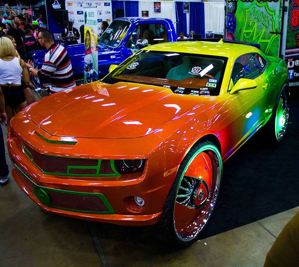 Custom Chevy Camaro On Dub Floaters - Big Rims - Custom Wheels