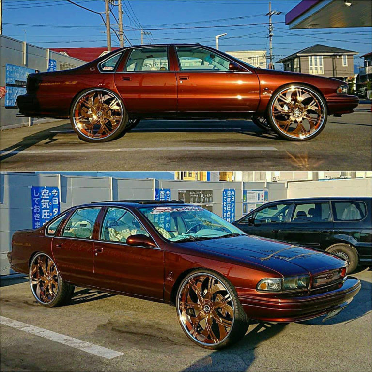 96 Impala Rims Nasty 1996 Chevy Impala SS #ChevyBubble - Big Rims - Custom Wheels