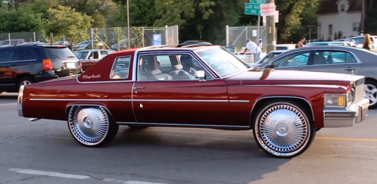The hardest and cleanest Cadillac Deville on Big Rims you will ever see