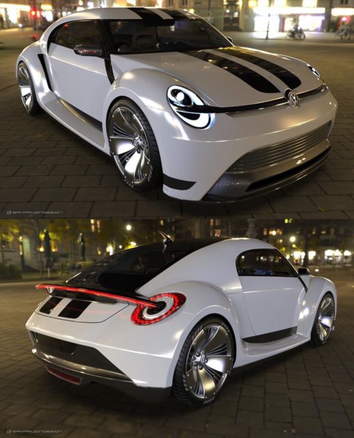 VW Beetle on Big Rims (interior & exterior) - Big Rims - Custom Wheels